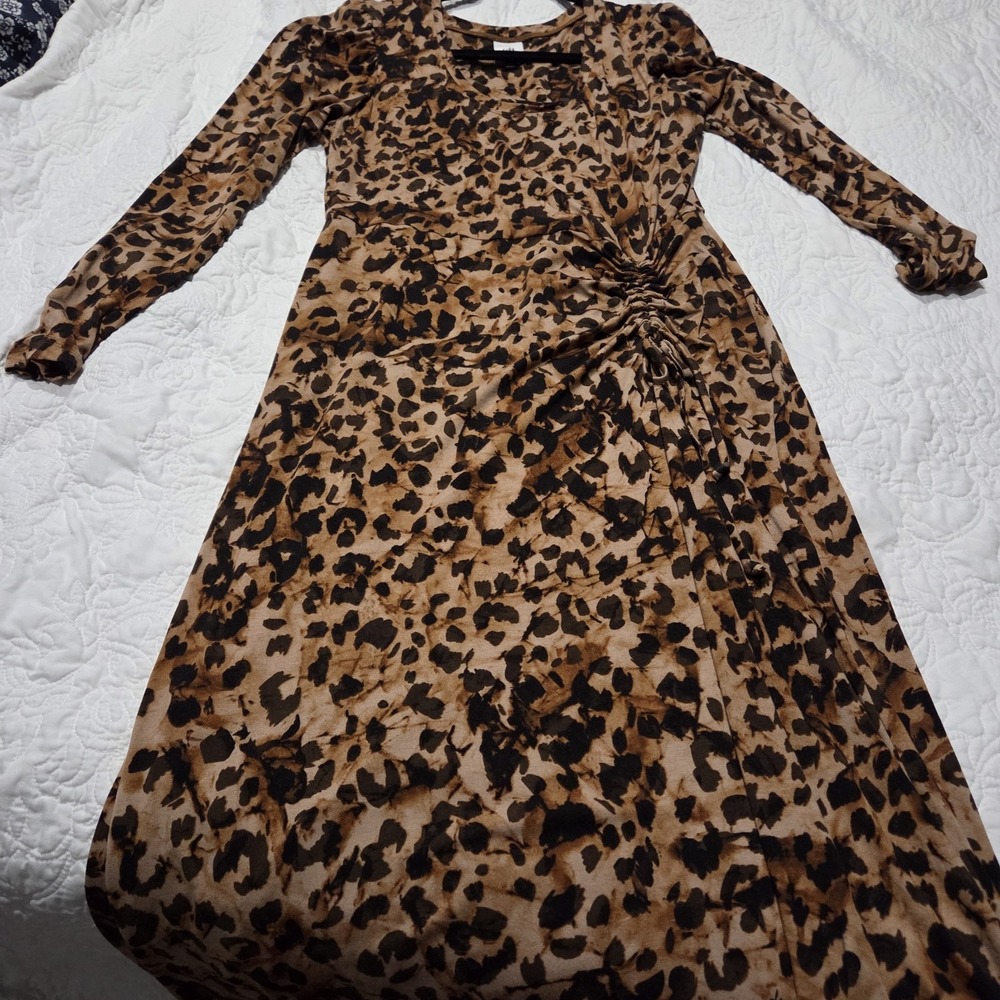 Cabi Selma Dress Animal Print Size‎ Medium